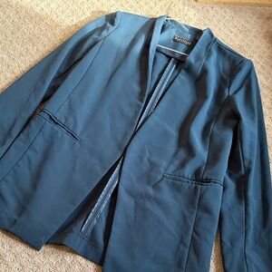 Elegant Blue Women's Blazer